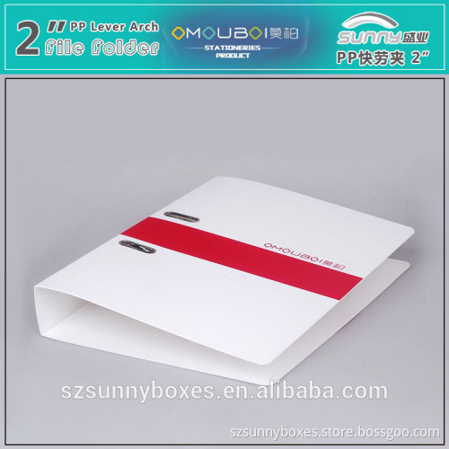 Wholesale School Supplies Hard Cover Lever Arch File Presentation Folder A4